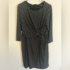 The Limited Polka Dot Long-Sleeved Dress Size Large
